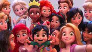 Princesas da Disney no filme Wi-Fi Ralph: Quebrando a Internet (2018) - Divulgação/Disney