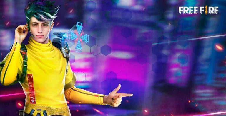 Personagem Wolfrahh, do Free Fire - Divulgação/Garena