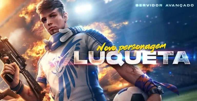 Imagem promocional do personagem Luqueta do Free Fire - Divulgação/Garena