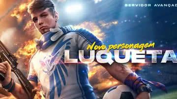 Imagem promocional do personagem Luqueta do Free Fire - Divulgação/Garena