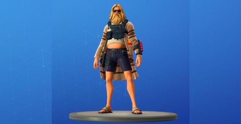 Imagem promocional da nova skin do Thor em Fortnite - Divulgação/Epic Games