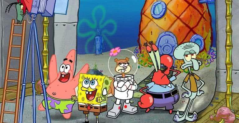 Cena da série Bob Esponja - Divulgação/Nickelodeon
