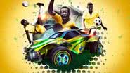 Imagem promocional dos 80 anos de Pelé no Rocket League - Divulgação/Twitter/Rocket League Esports