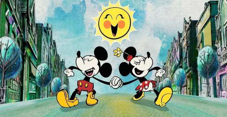 Mickey e Minnie para a série The Wonderful World of Mickey Mouse - Divulgação/Disney