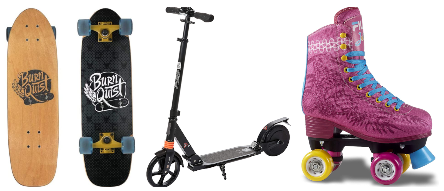 Skate, patins e patinete: formas divertidas de passar o tempo - Reprodução/Amazon