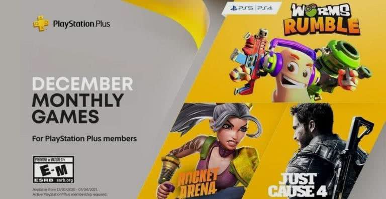 Imagem promocional dos jogos gratuitos da PS Plus de dezembro - Divulgação/PlayStation