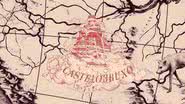 Imagem promocional de Castelobruxo no mapa - Divulgação/Wizarding World