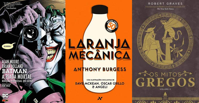 Laranja Mecânica, 10 Lições sobre Foucault, Batman e outros livros - Reprodução/Amazon