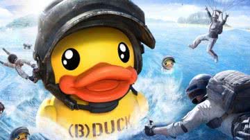 Imagem promocional da parceria do PUBG Mobile com o pato B.Duck - Divulgação/PUBG MOBILE