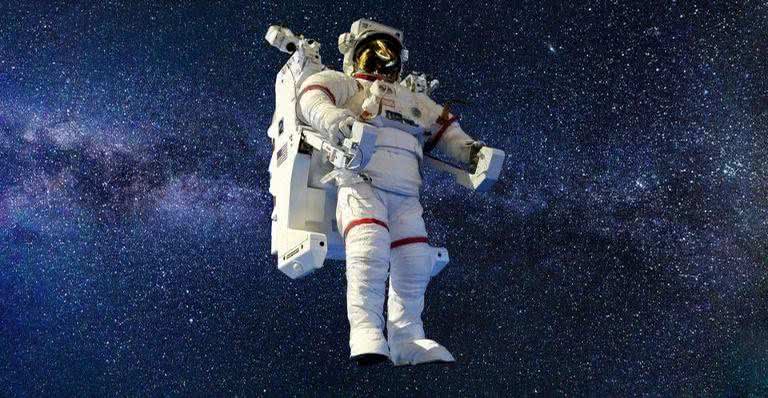 Imagem ilustrativa de um astronauta no espaço - Pixabay