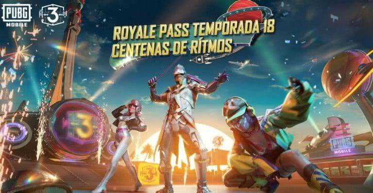 Imagem promocional do Royale Pass 18 "Mil Ritmos" - Divulgação/PUBG MOBILE