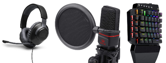 Itens gamers para jogar, streamar e aprimorar seu desempenho - Reprodução/Amazon