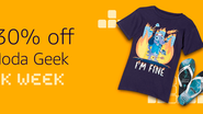 Na Geek Week Amazon você encontra os melhores itens em moda geek - Reprodução/Amazon