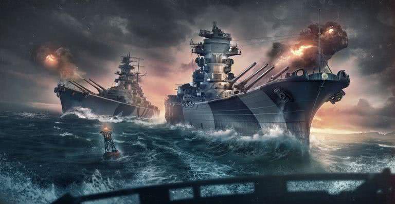 Imagem promocional de World of Warships - Divulgação/Wargaming