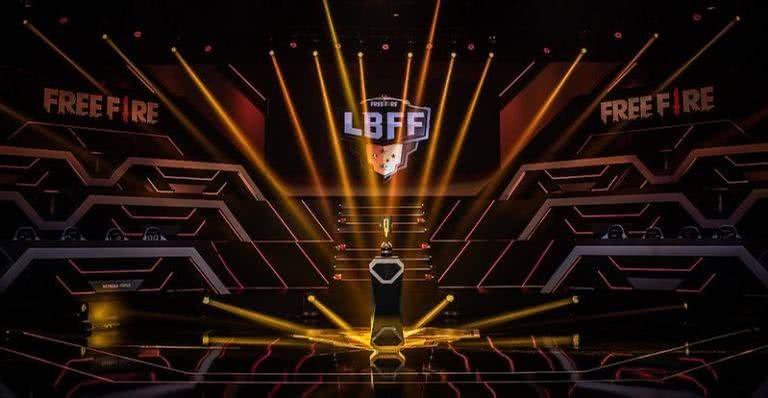 Arena de competição da Liga Brasileira de Free Fire - Divulgação/Garena