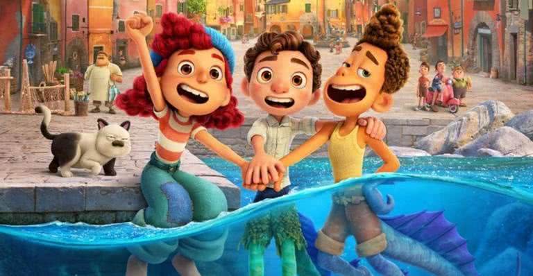 Cena da animação 'Luca' (2021) - Divulgação/Disney+