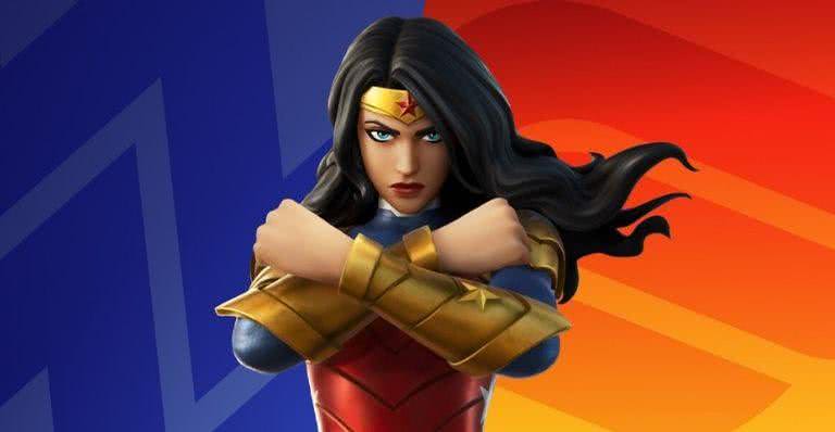 Skin da Mulher-Maravilha no Fortnite - Divulgação/Epic Games