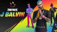 Fortnite: J Balvin ganha traje, gesto, acessórios exclusivos e terá seu próprio torneio - Divulgação