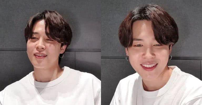 BTS: Jimin fala português em live e encanta fãs - Reprodução/Twitter