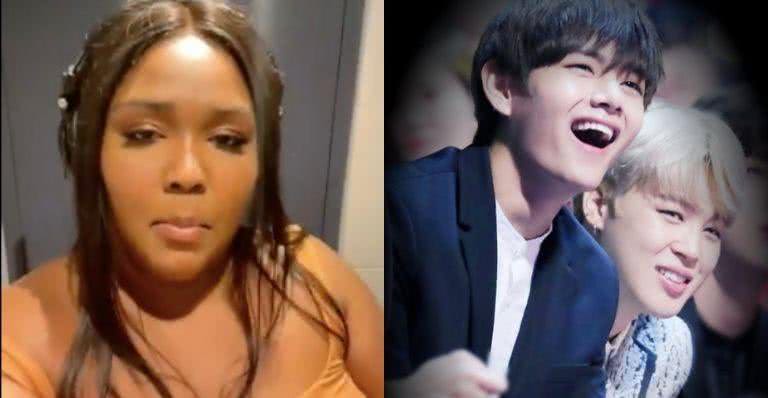 Lizzo faz música sobre amizade de Jimin e V, do BTS; confira - Reprodução/Instagram (Big Hit Music)