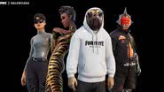 Novas skins da Balenciaga no Fortnite - Divulgação/Epic Games