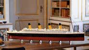 Lego lança modelo de Titanic com mais de um metro e meio de comprimento - Divulgação