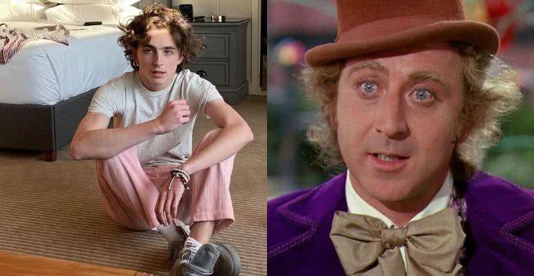 Timothée Chalamet mostra primeira foto como Willy Wonka - Reprodução