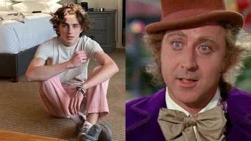 Timothée Chalamet mostra primeira foto como Willy Wonka - Reprodução