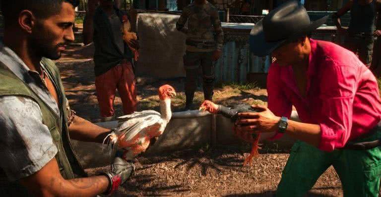 Far Cry 6: Rinha de Galo dentro do jogo chama atenção de PETA, que luta pelo direito dos animais - Divulgação