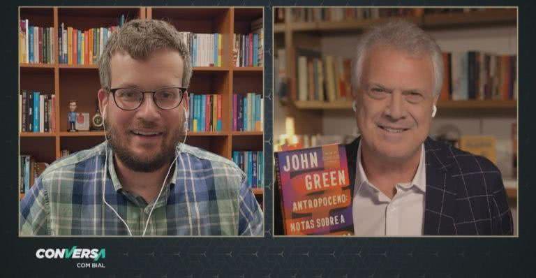 No 'Conversa com Bial', John Green fala sobre seu novo livro escrito durante pandemia - Divulgação