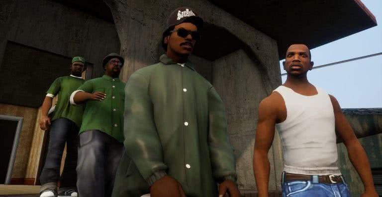 Imagem remasterizada de GTA: San Andreas - Divulgação/Rockstar Games