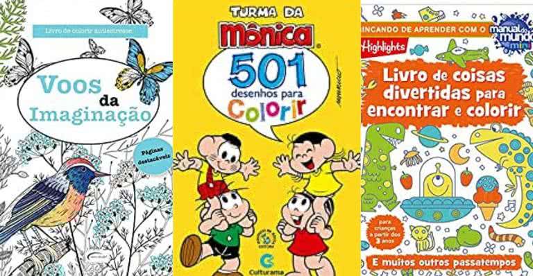 Confira livros incríveis para colorir - Reprodução/Amazon