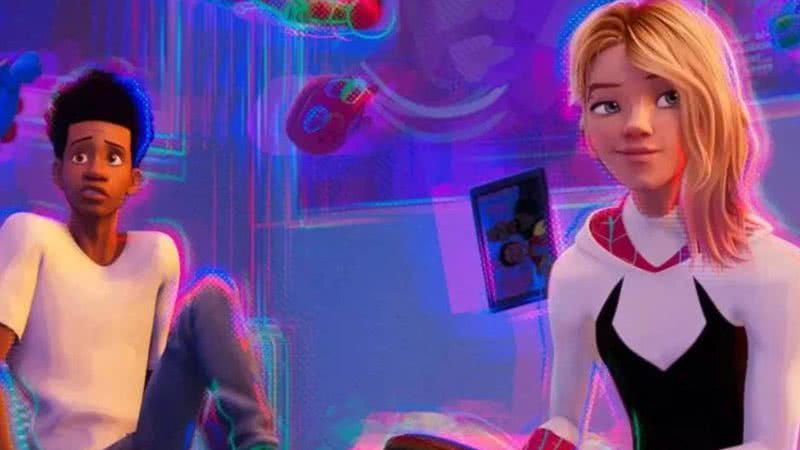 Miles e Gwen, personagens de ‘Homem-Aranha: Através do Aranhaverso’ - Divulgação/Sony Pictures