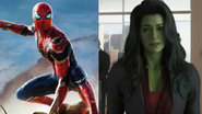 Homem-Aranha e Mulher-Hulk - Divulgação/Sony Pictures/Marvel StudiosYoutube/Marvel Brasil