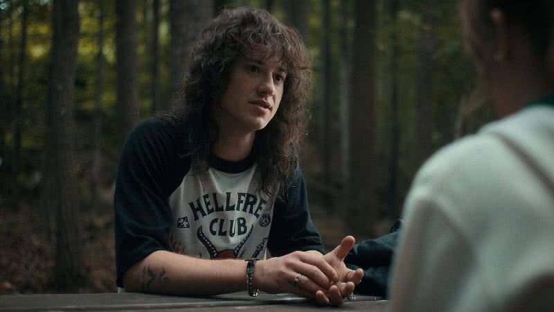 Joseph Quinn como Eddie em Stranger Things - Divulgação/Netflix