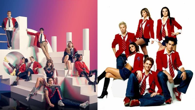 Rebelde, da Netflix, e a banda RBD - Divulgação/Netflix/Televisa