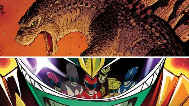 Imagens das HQs Godzilla – Awakening e Mighty Morphin #1 - Divulgação/ Legendary Comics/ BOOM! Studios