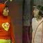 Chapolín e Chaves, personagens interpretados por Roberto Bolanõs