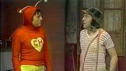 Chapolin e Chaves, personagens interpretados por Roberto Bolanõs - Reprodução/Televisa