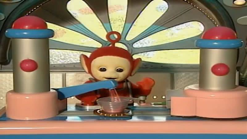 Po fazendo o creminho gostoso em 'Teletubbies' - Reprodução/Youtube/Teletubbies em Português Brasil - WildBrain