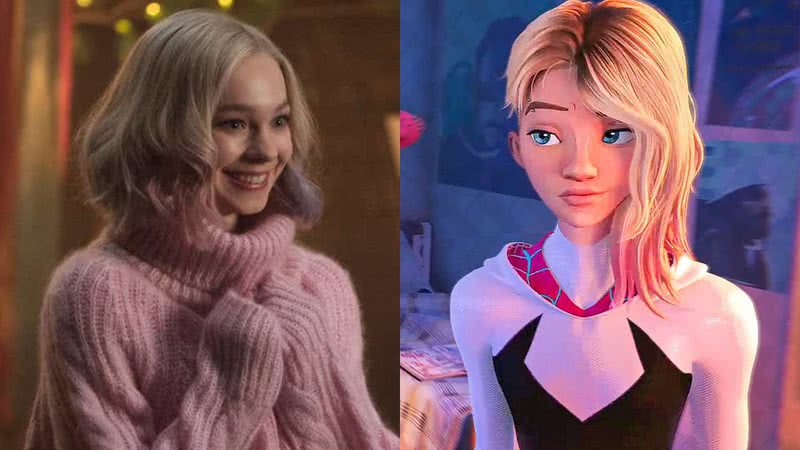 Enid (Emma Myers) e Gwen-Aranha - Divulgação / Netflix / Marvel Studios