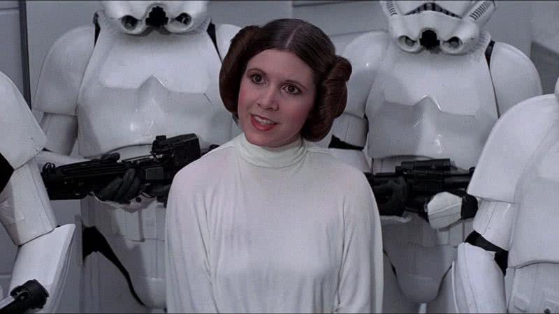 Princesa Leia nos filmes de Star Wars - Divulgação/LucasFilm