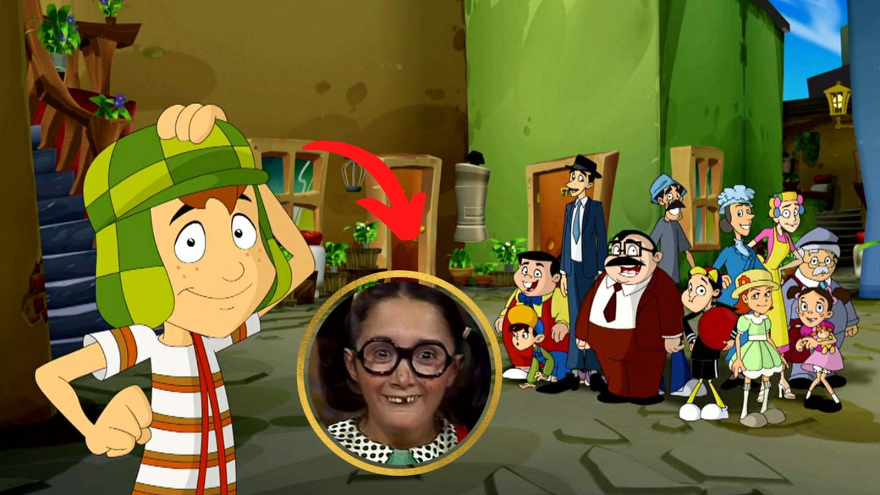 Por que a Chiquinha não aparece na animação de Chaves?