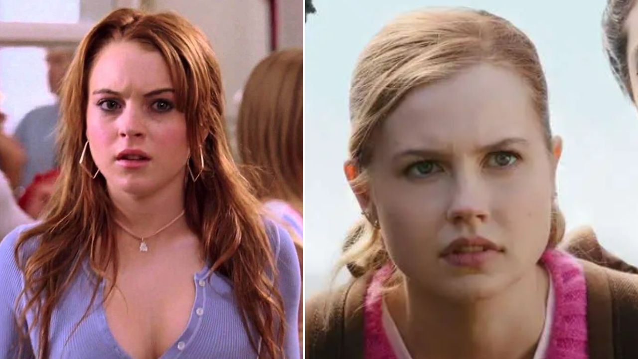 Lindsay Lohan e Angourie Rice como Cady Heron