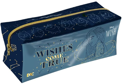 Estojo grande em PVC cristal Wish
