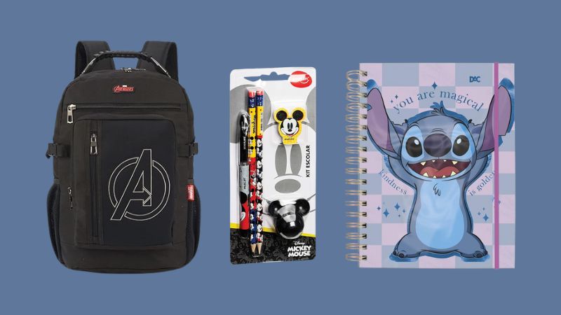 Volta às aulas: confira nossa seleção de 8 lindos materiais da Disney