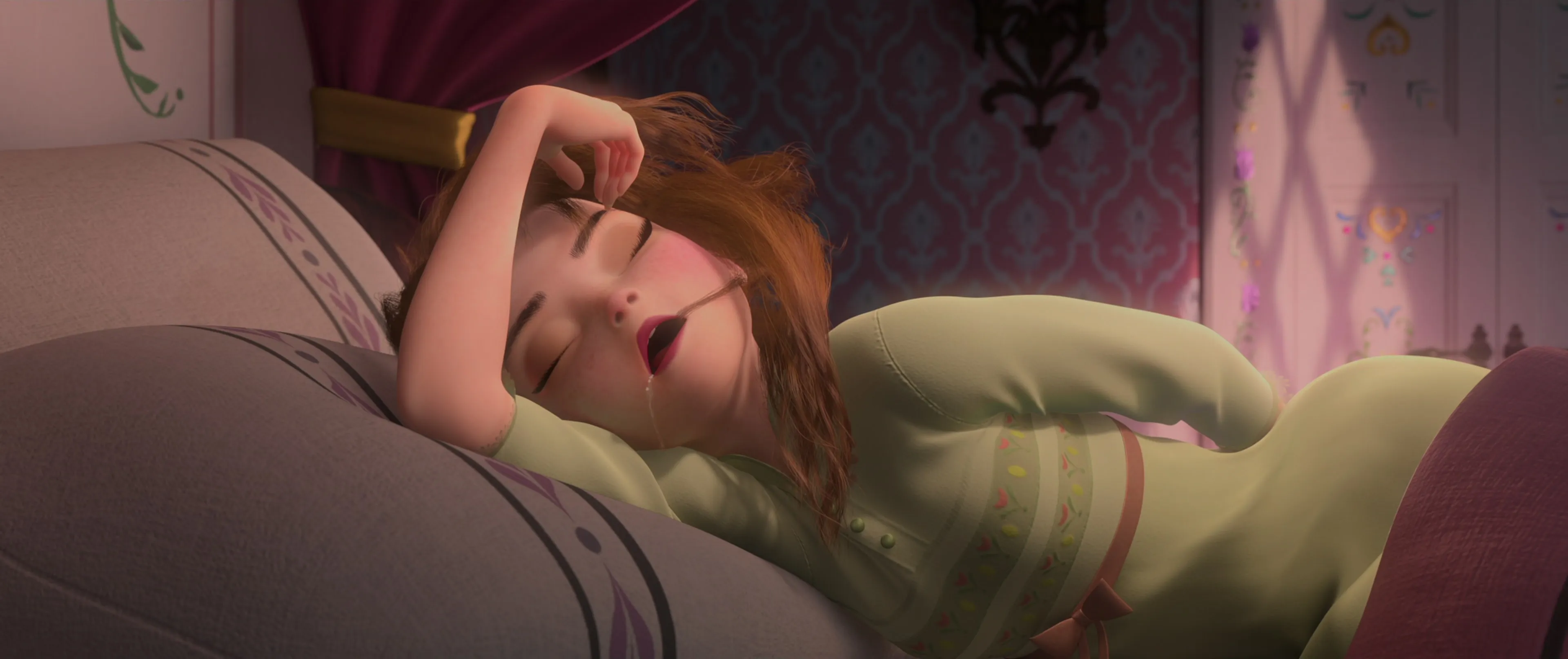 Cena da animação "Frozen: Uma Aventura Congelante" (2013)