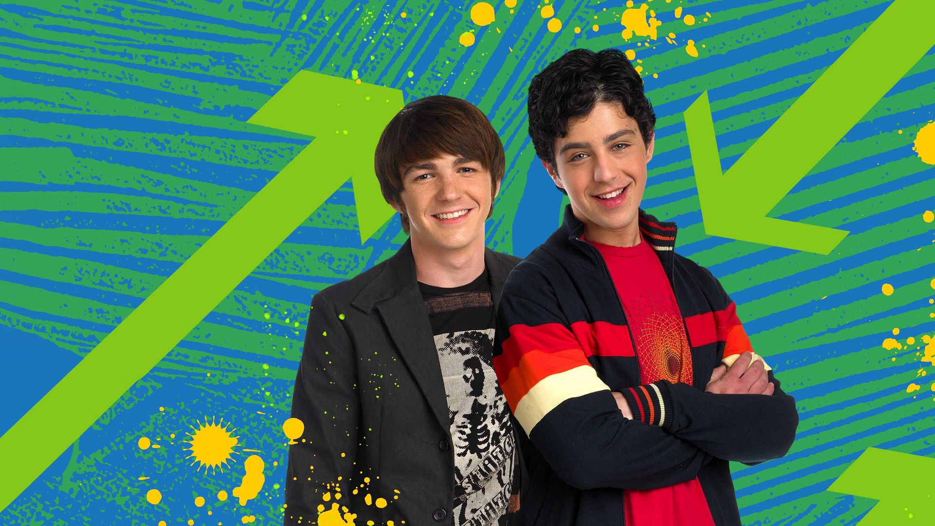 Imagem promocional da série 'Drake & Josh'