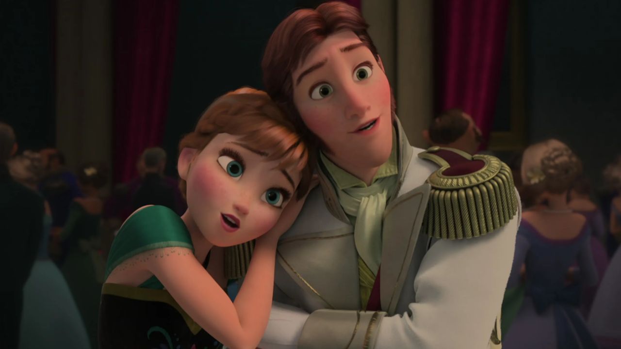 Cena da animação "Frozen: Uma Aventura Congelante" (2013)