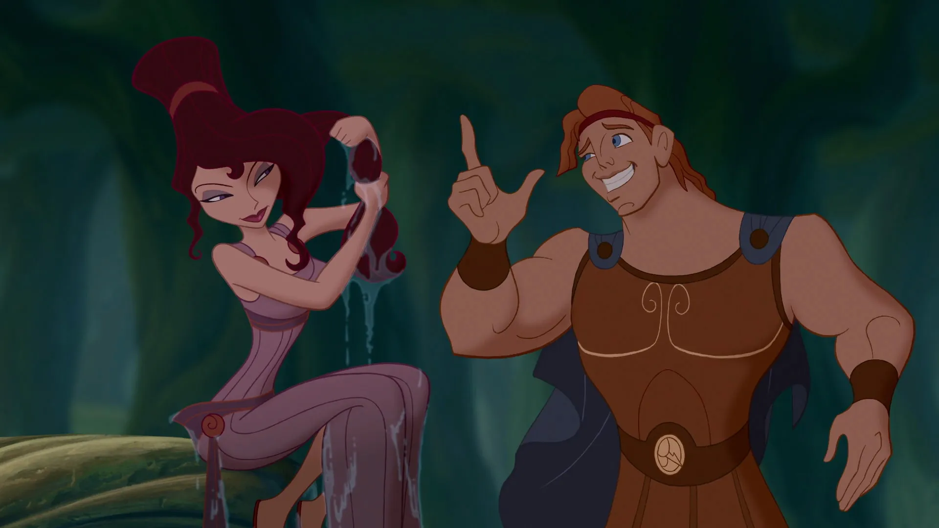 Cena da animação "Hércules" (1997)